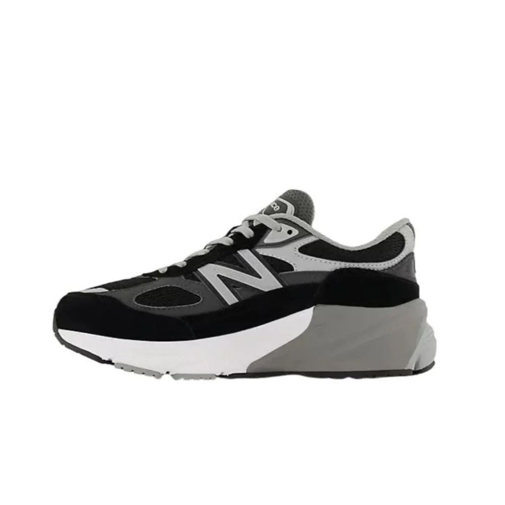 New Balance 990 V6 Kids Size 5.5 Running Shoes Black/Grey Sneakers GC990BK6 NEW